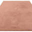 Symaya Cosy Shaggy Blush Pink Area Rug-1499901474