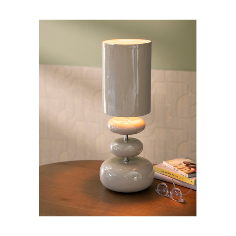 Table Lamp, Beige, Beige