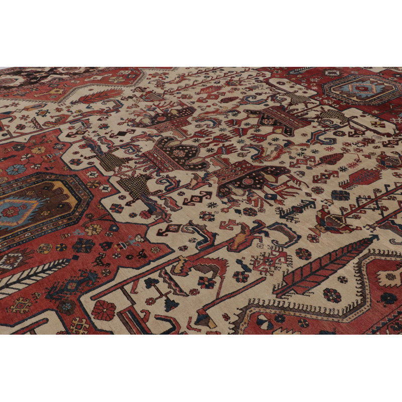 Antique One-of-a-Kind 14'0x21'0 Hand Knotted Area Rug