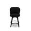 Tabouret de comptoir pivotant 26 po Kyenzie-1466696299