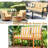 Outdoor Deep Seat Chair Cushions Set Of 2, Waterproof Fade-resistant Patio Furniture Cushions, With Removable Covers-1667832824