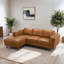 Canapé modulaire en cuir véritable Chase-230772571