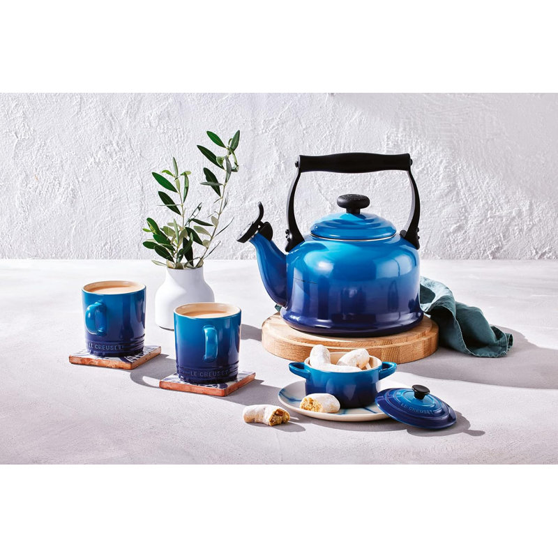 Stoneware Coffee Mug, Navy Blue