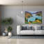  «Akaroa Sound» par Jenny Wantuch, art mural sur toile, 54 po x 40 po-1584894225