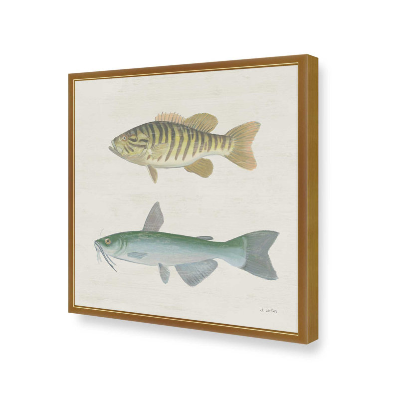 «Waters Edge II» par James Wiens, reproduction d'art, H 12 po x l 12 po, Doré