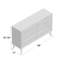 Commode double 6 tiroirs avec miroir Stalter-627107287