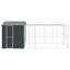 247cm Galvanised Steel Floor Bird Cage
