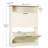 Shoe Storage Cabinet with 2 Flip Drawers