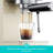 CASABREWS 3700E 20 Bar Espresso Machine Cappuccino Maker with Milk Frother-100041672