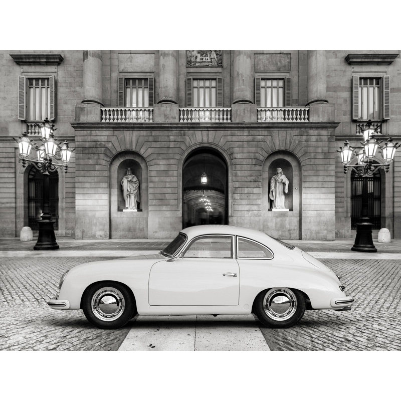 Vintage Sports-Car 2 by Gasoline Images - No Frame Art Prints on Canvas, 50cm H  x 70cm W  x 4cm D