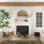 Ensemble de porte-bougies décoratifs de style pilier en bois de manguier tourné-56848854