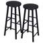 Upholstered Counter Stool with Metal Frame-2094265467-2094265440