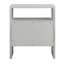 58.4cm W Solid + Manufactured Wood Bedside Table-1924629568