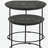 Matte Black 2-Piece Nesting Table Set