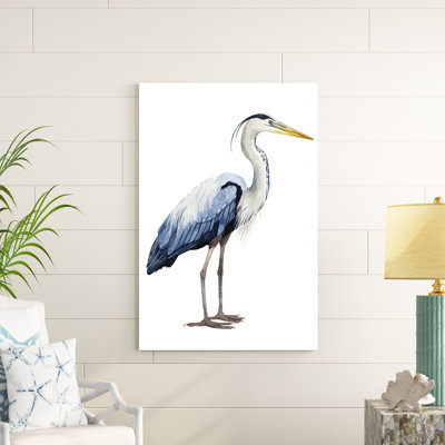 «Seabird Heron II», peinture sur toile