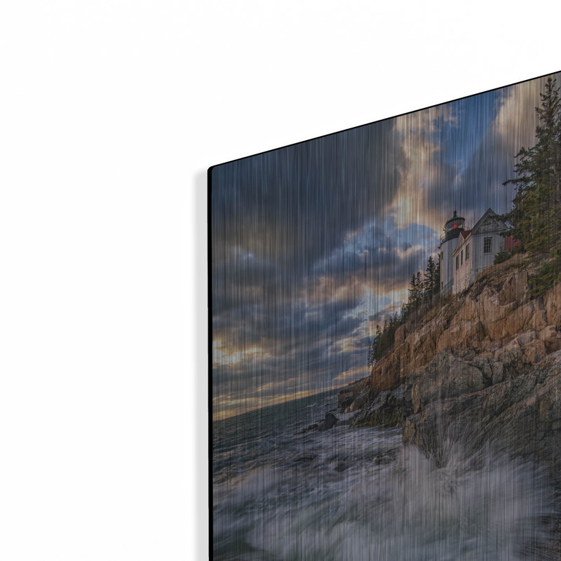 «Rising Tide At Bass Harbor Head» par Rick Berk, Highland Dunes, H 24 po x l 16 po
