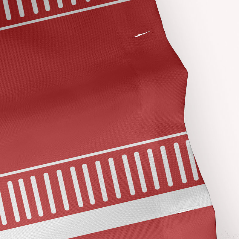 Rideau de douche simple Altrice, Rouge