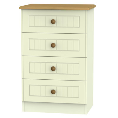 Fully Assembled Saxena 4 Drawer Chest