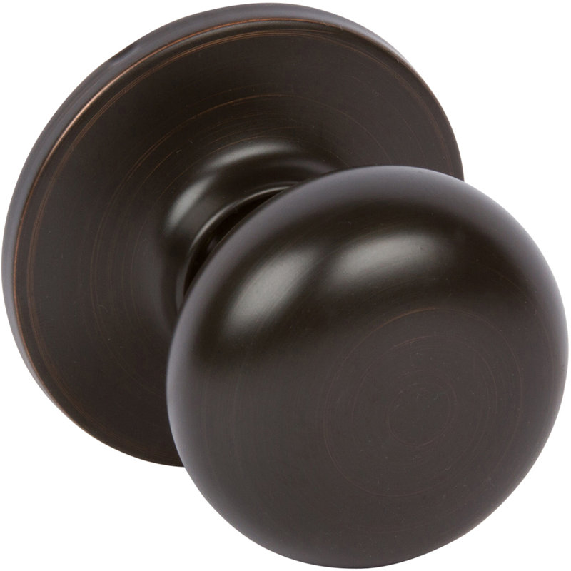 2.2'' Diameter Keyed (Entry) Oval Knob, Tuscany Bronze