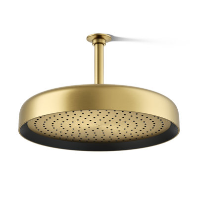 Statement 14" Single-Function Wall or Ceiling-Mount Round Rainhead, Round Rain Showerhead 2.5 GPM