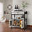 3 Tiers Kitchen Coffee Cart With Drawer Bar Cart
