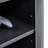 5-Tier Media Stand Cabinet With 3-Level Adjustable Shelves, Tempered Glass Doors, And Cable Management