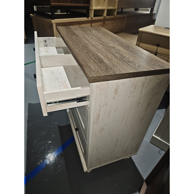 Commode 3 tiroirs l 33,9 po Scarlett, Chêne