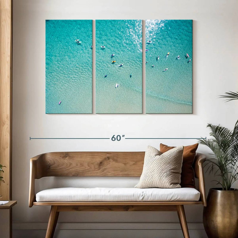 Sireci Summer Beach Surfers, 32" H x 50" W