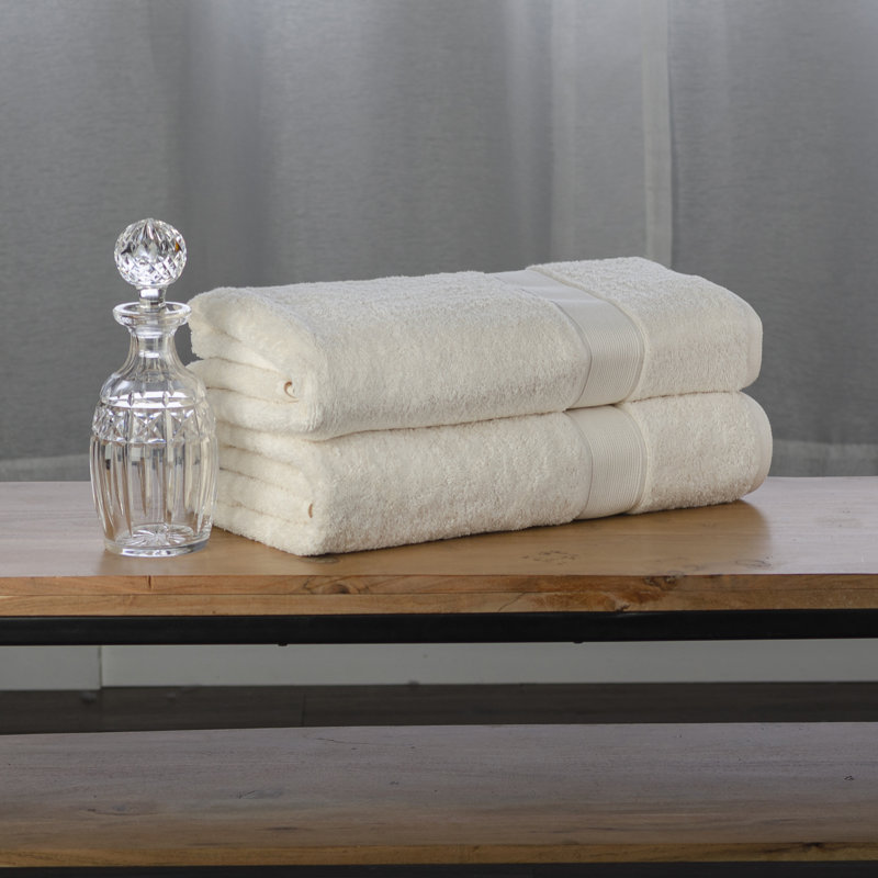 100% Cotton Plush Bath Sheet, Ivory
