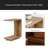C-Shaped Bedside Table,Stylish Side Table