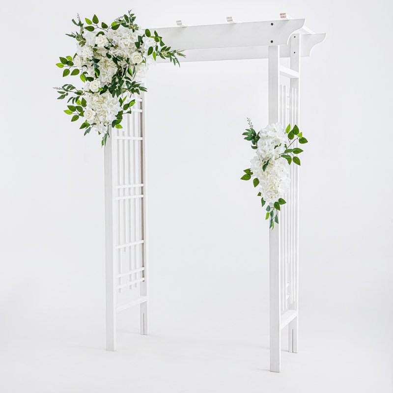 Tonnelle en bois Mimoza White Arbours