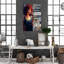 «Who Really Love Music And Wine», impression sur toile rectangle 1 pièce-684954941
