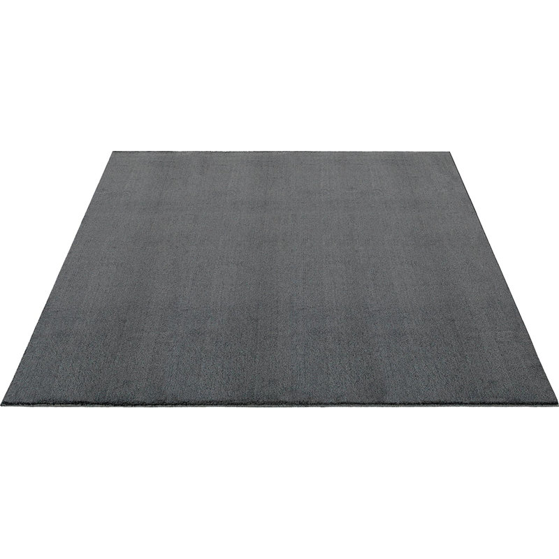The Carpet Relax - Modern Rug, Fluffy, Short Pile, Non-Slip Underside, Washable up to 30°C, Super-Soft, Fur Look, Anthracite
