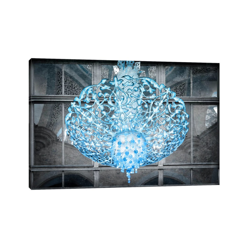 Ice Chandelier - Print on Canvas, 66.04 cm H x 45.72 cm W x 3.175 cm D, Wrapped Canvas