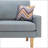 70" Linen Sofa With 2 Throw Pillows-528262837-528262836