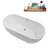 62.2'' x 28.7'' Soaking Acrylic Bathtub-95288337
