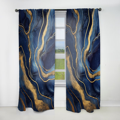 Charvi - Rideau obscurcissant Marble Abstract