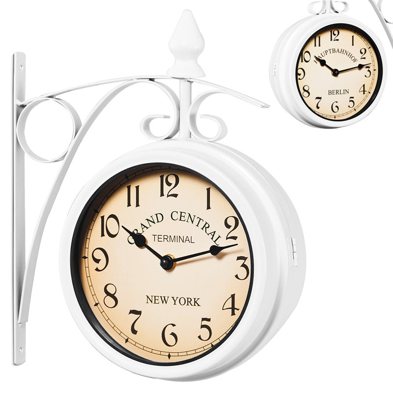 Lily 17Cm Silent Wall Clock, White