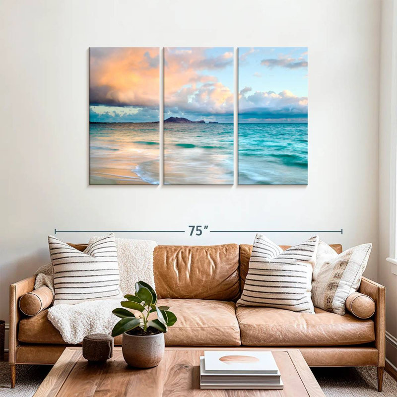 Plage Gillard Lanikai près de Honululu, H 36 po x l 57 po