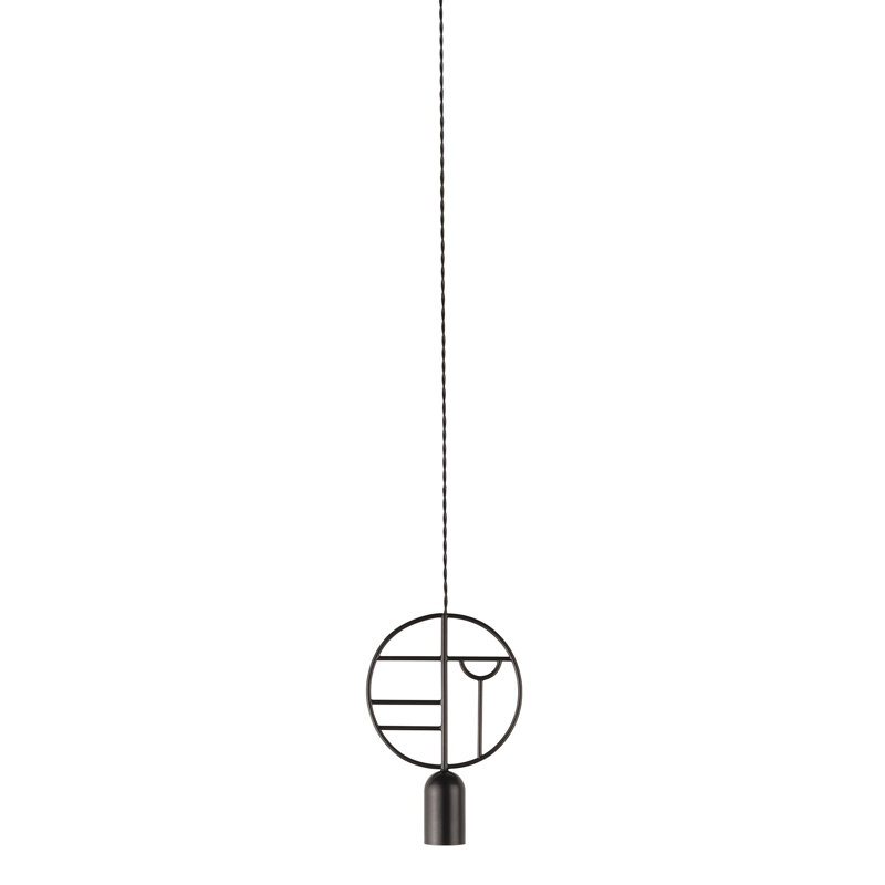 Wooden Dots 1 - Light Pendant, Black