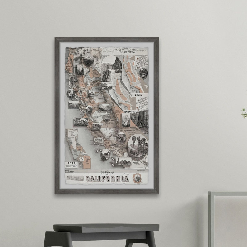 «When in Cali» par Marmont Hill - reproduction d'art sur papier, H 16 po x l 24 po x P 1,5 po