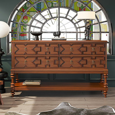Meuble télé avec rangement American Retro