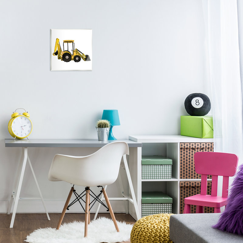 «Yellow Simple Bulldozer» par Elizabeth Medley