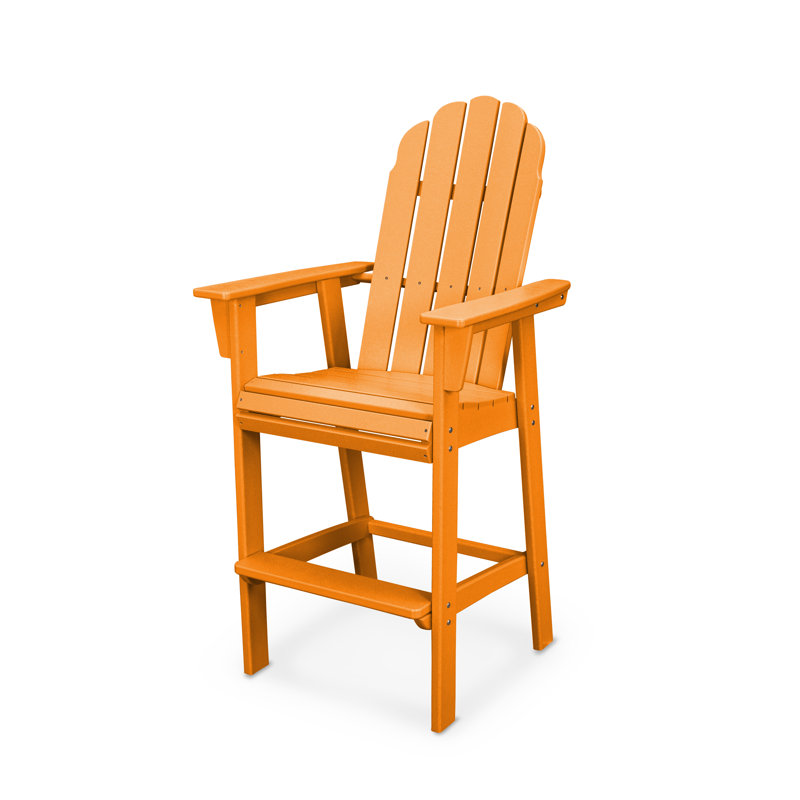 Chaise Adirondack POLYWOOD Vineyard Curveback, 29,38 po, Tangerine