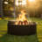  36" Round Steel Wood-Burning Fire Ring