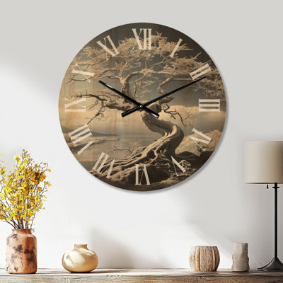 Très grande horloge murale Woodland
