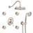 Rain Shower Faucet with Body Jet Handshower