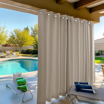 Waterproof Outside Curtains Premium Weatherproof Privacy Curtains
