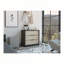 Commode 3 tiroirs Kaia, plateau supérieur - noir / pin