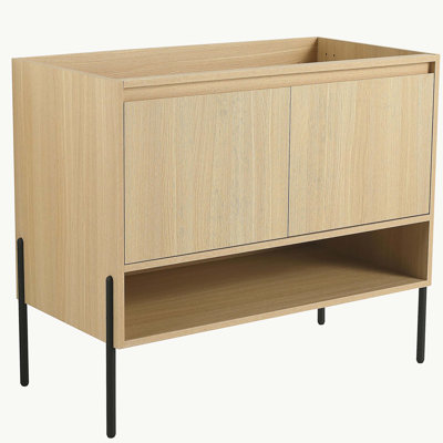 Freestanding Bathroom Vanity & Soft-Close Cabinet Doors,Excluding Sink